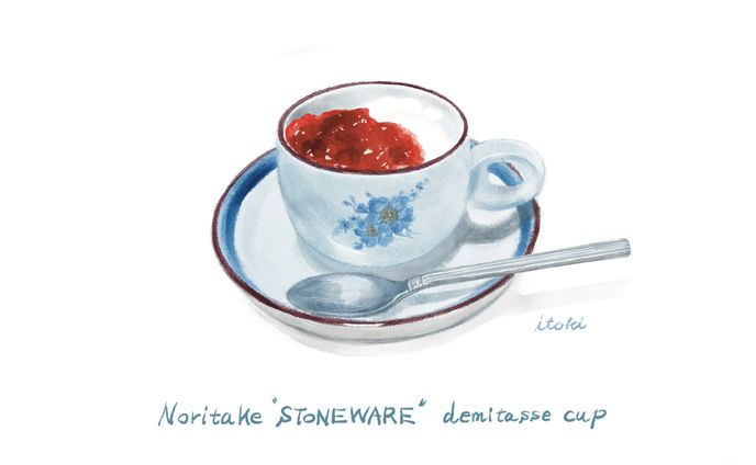 ノリタケのデミタスカップ