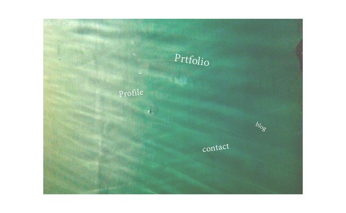 写真家 portfolioサイトデザイン案④