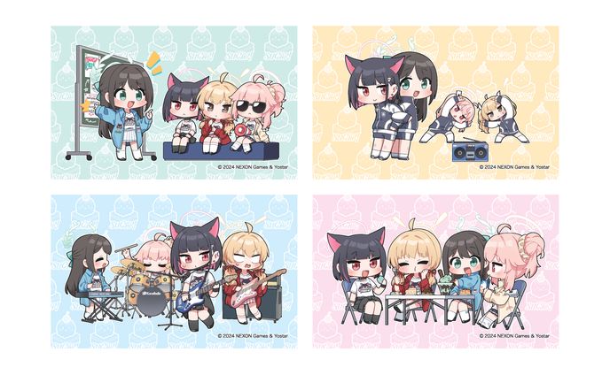 株式会社Yostar ブルーアーカイブ 「SUGAR RUSH ステッカーセット」商品企画・デザイン