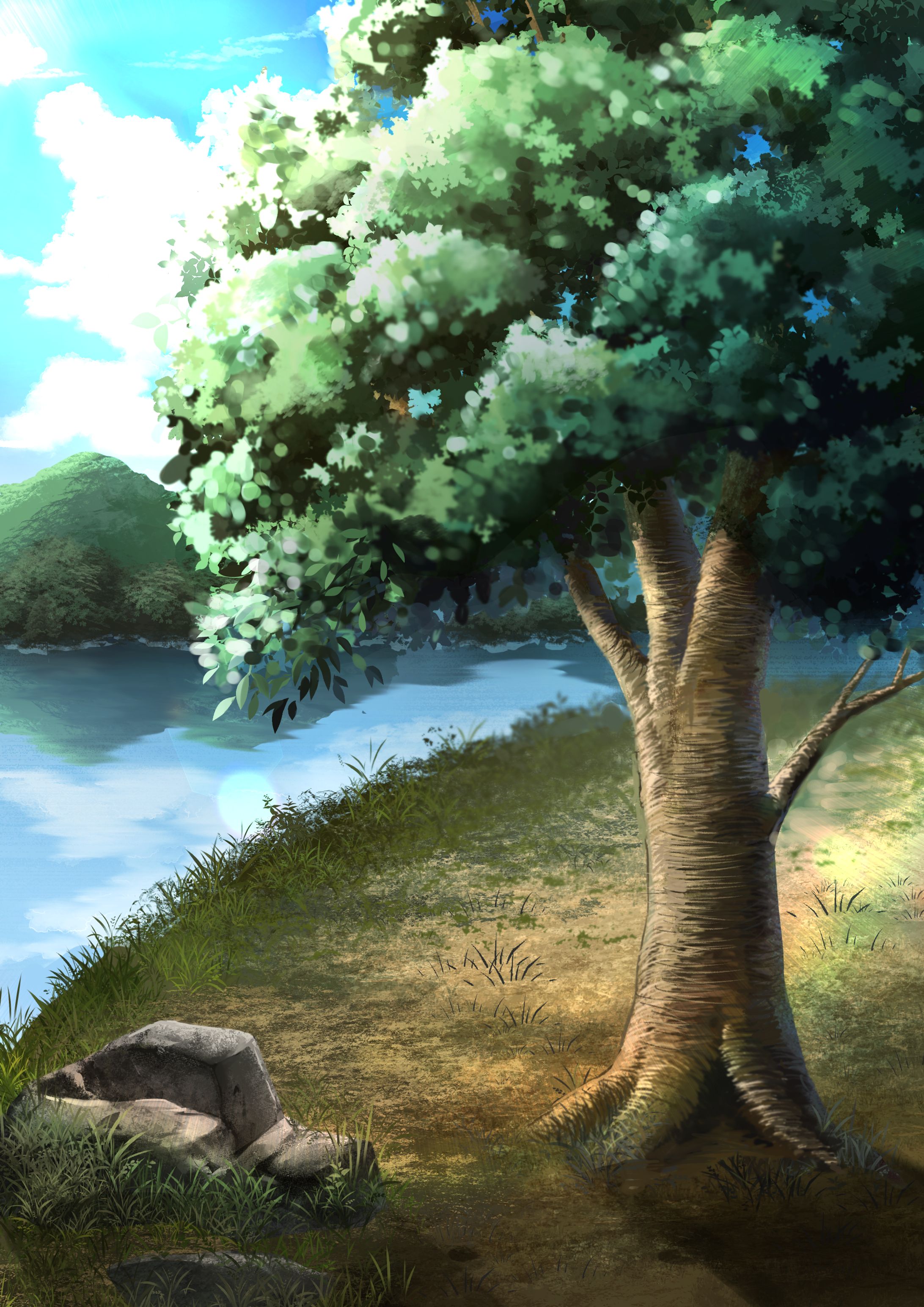背景　「自然物背景」-1