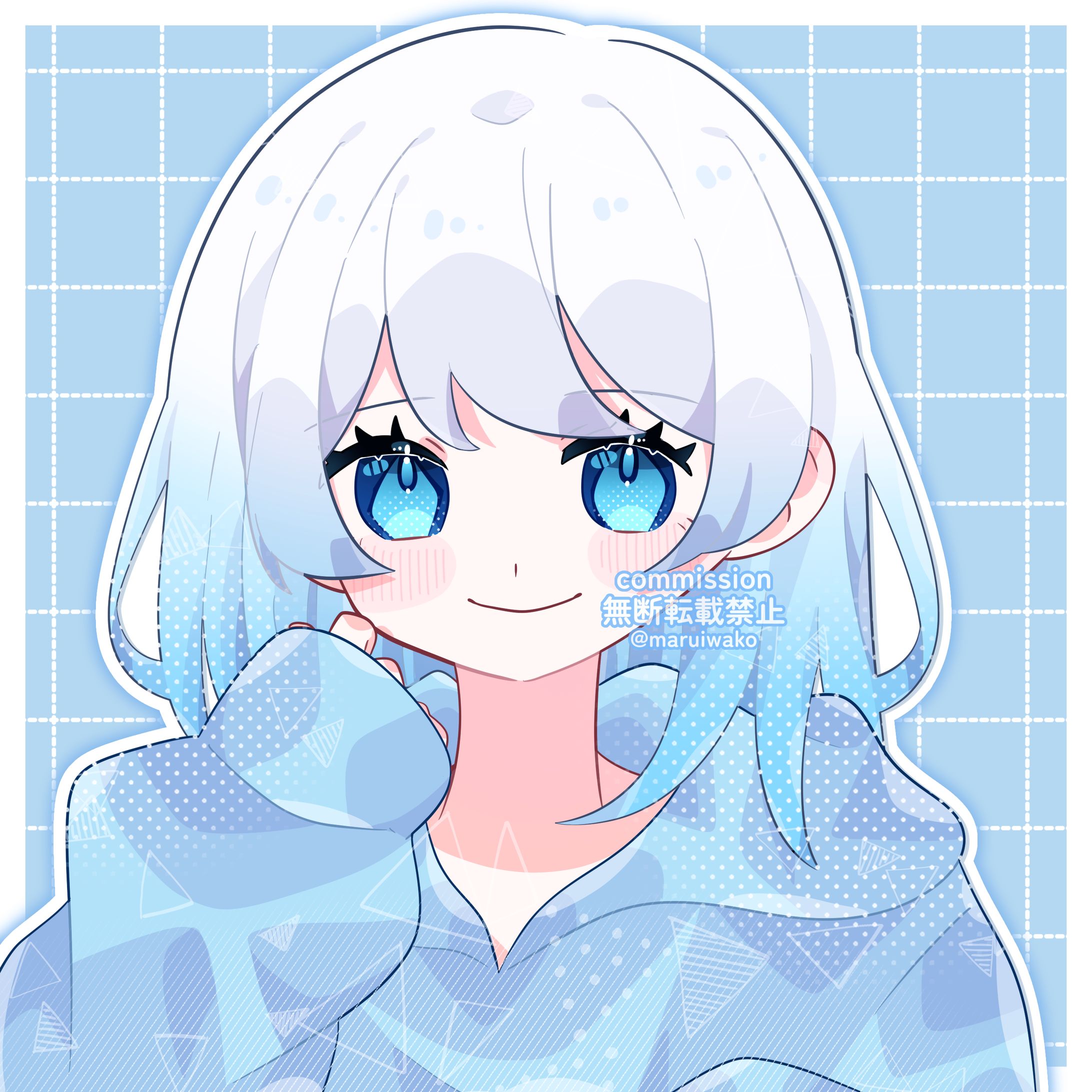 【ご依頼】アイコンイラスト🩵-1