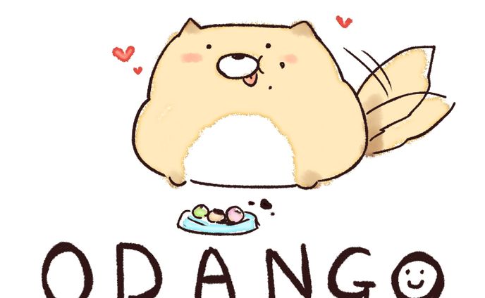 お団子わんこ。