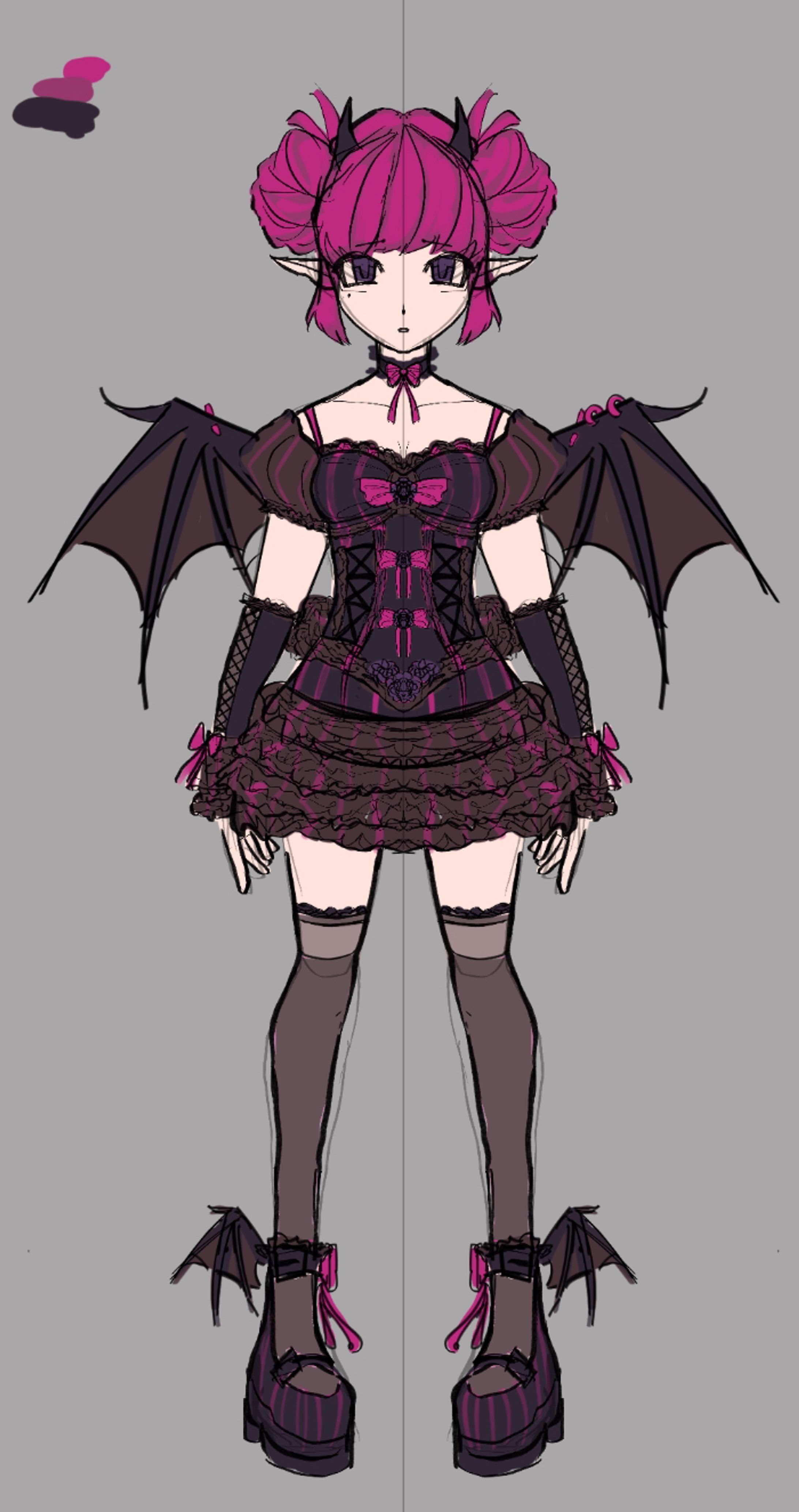 pink demon adopt(custom)-1