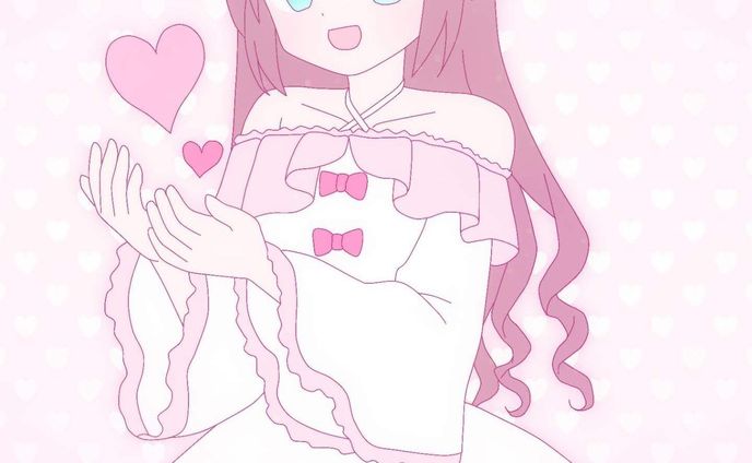 ピンクハートちゃん💕
#イラスト　#お絵描き　#illustration #illust #オリジナル　#オリジナルイラスト　#オリジナル絵　#女の子　#女の子イラスト　#デジタル　#デジタル絵　#デジタルイラスト　#オフショルダー　#ロリィタ　#ロリィタファッション　#ロリータ　#ロリータファッション　#ハート　#ピンク　#フリル