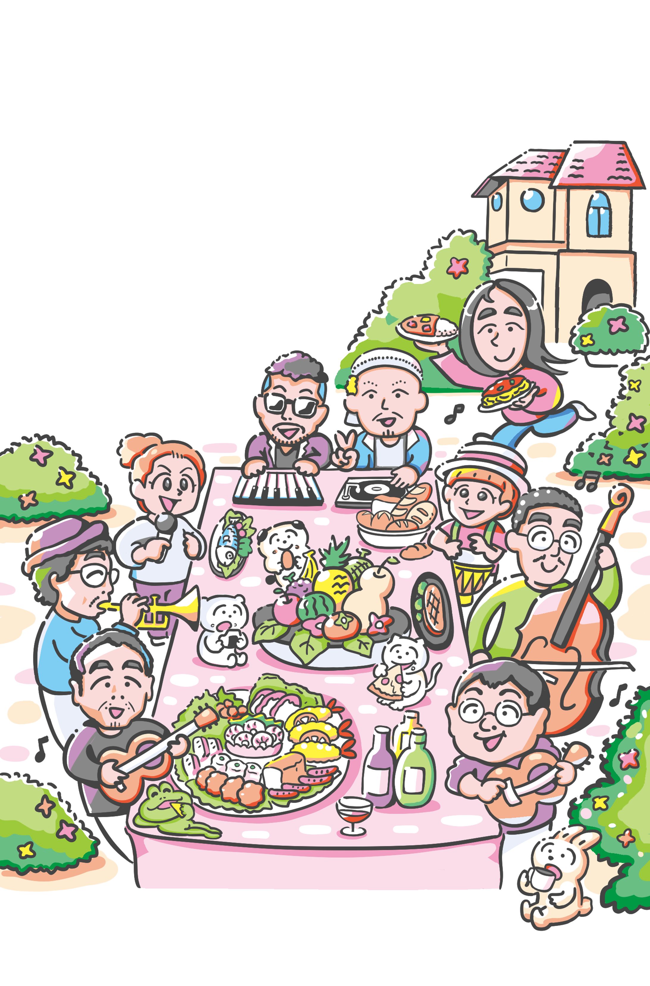 依頼を受けたイベントのイラスト-1
