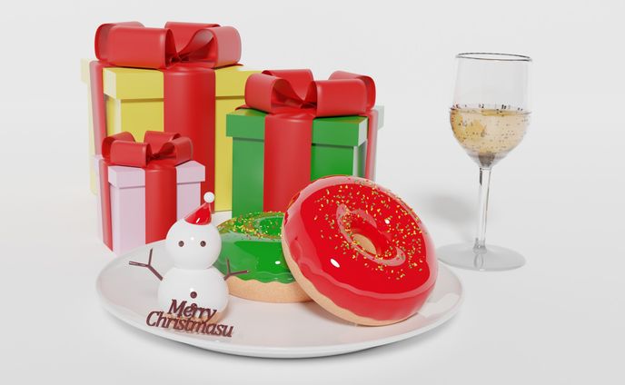 クリスマスドーナツ