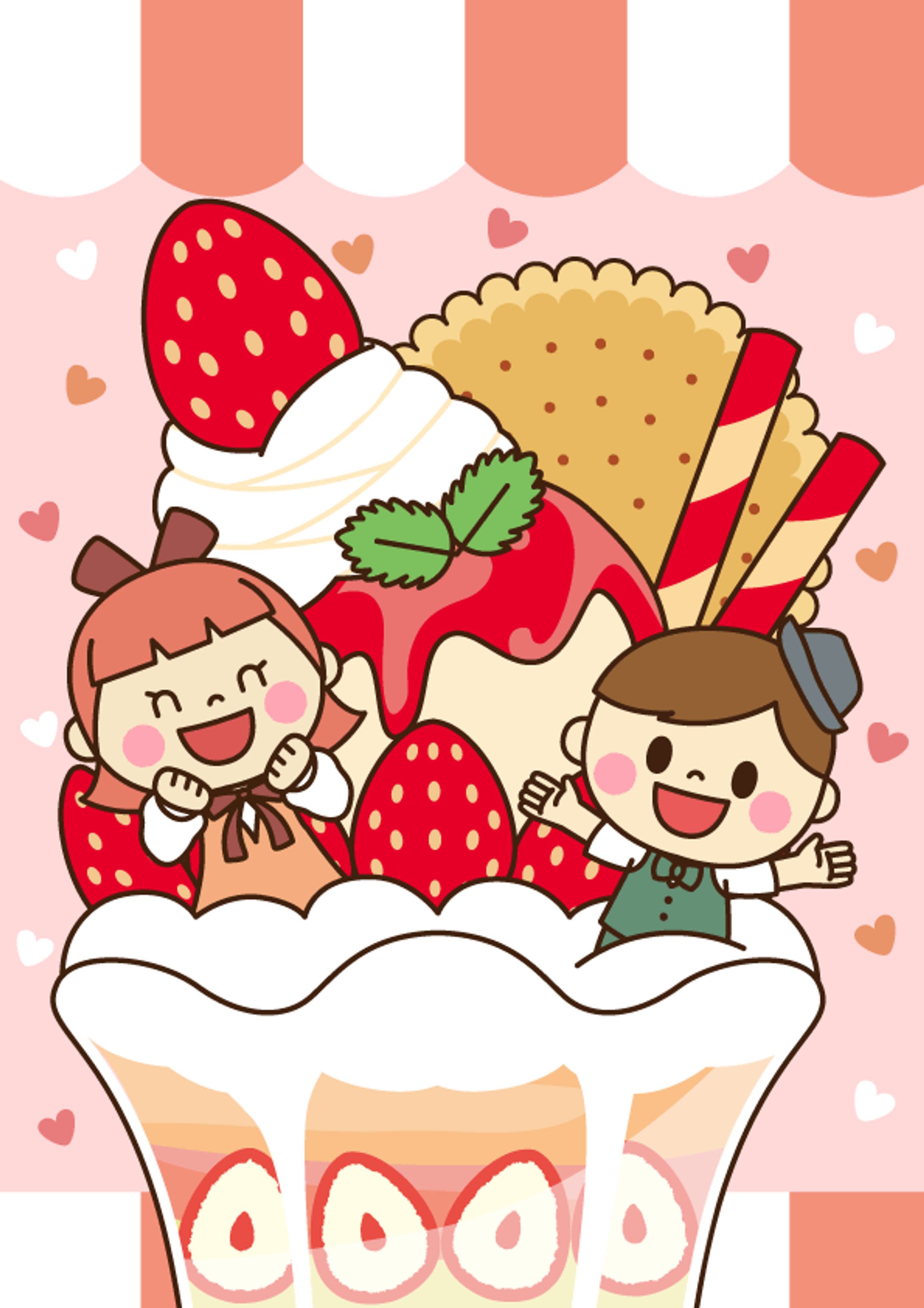 いちごパフェ-1