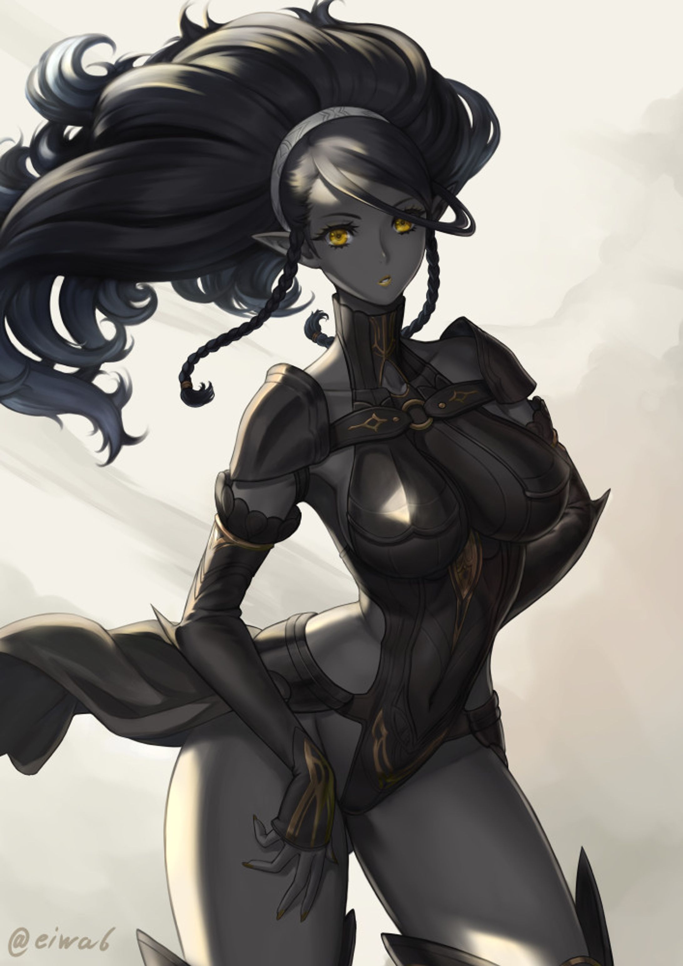 黒エルフ（創作）-1