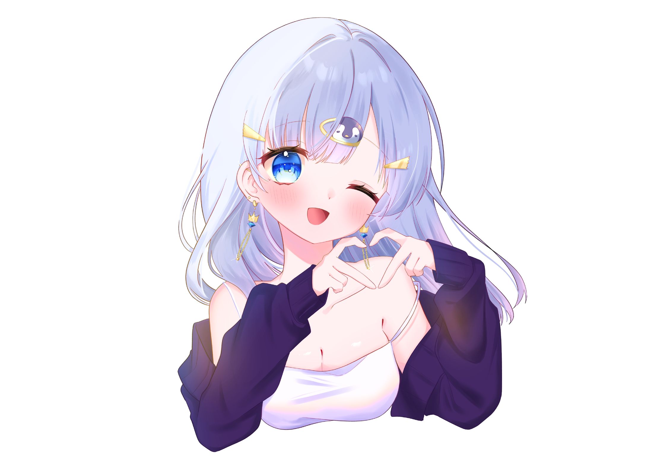 ぺんぎんちゃん様/胸上サムネイラスト（背景なし）-1