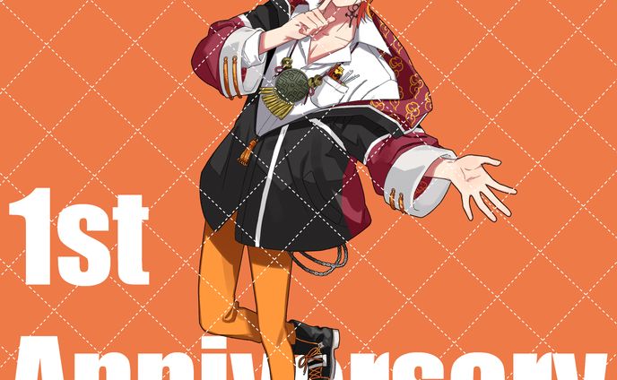 戴 真久利 様　1周年記念イラスト