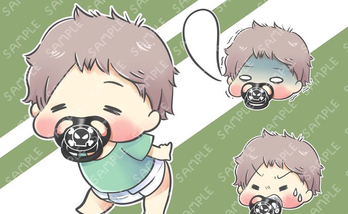 全身キャラクター➕顔だけ