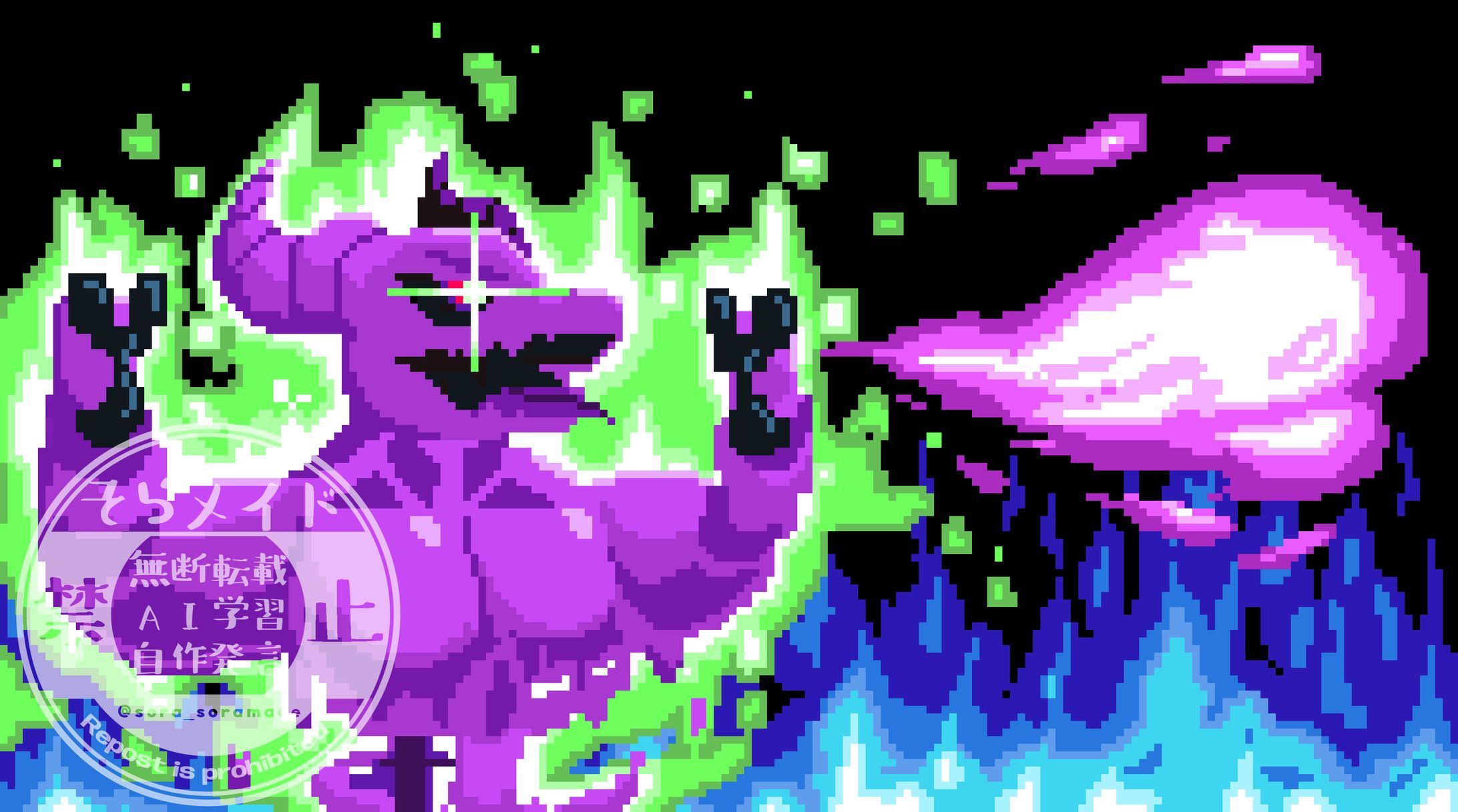 AMPTAKxCOLORS様　MV内ドット絵イラスト-1