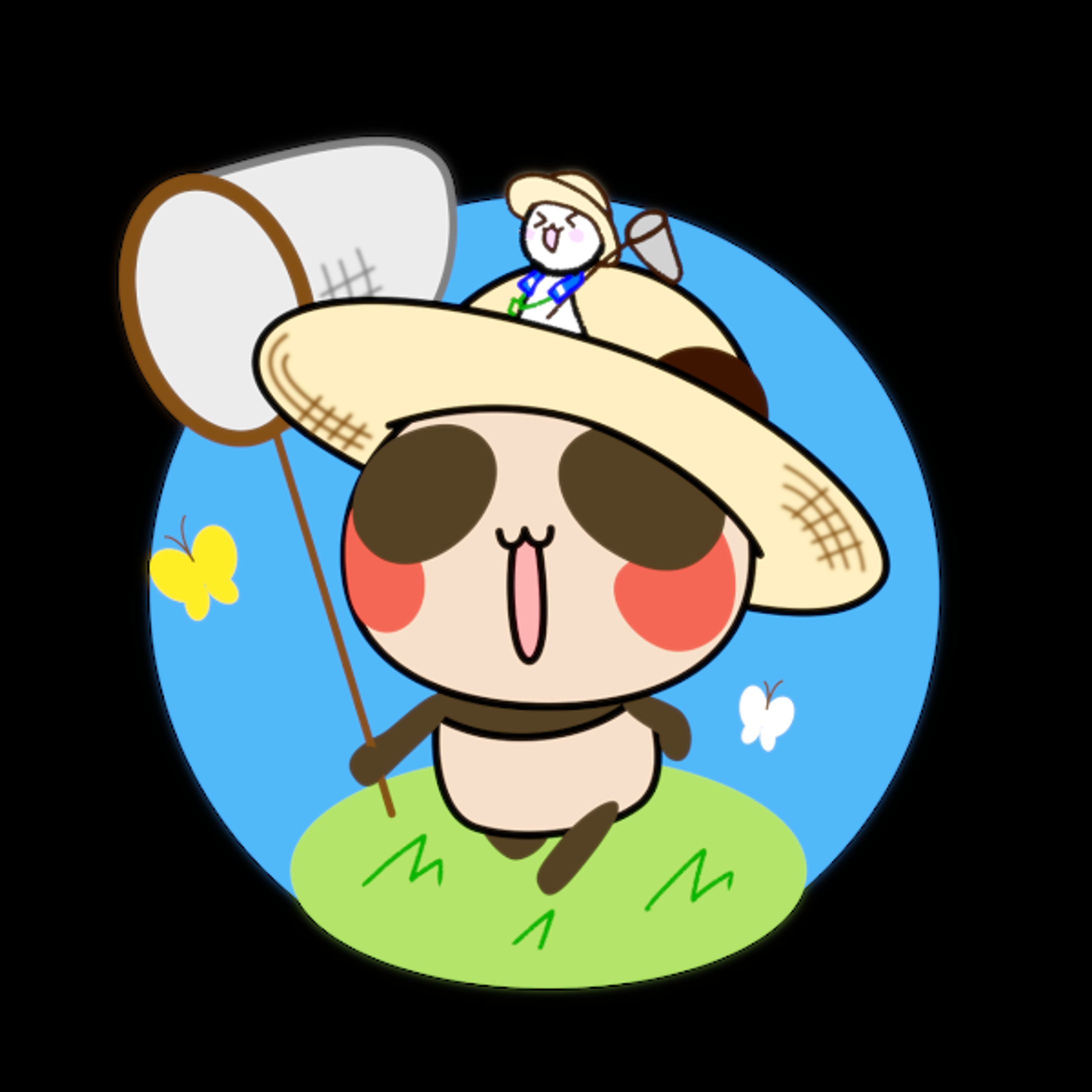 あおぱんだファンアート-1