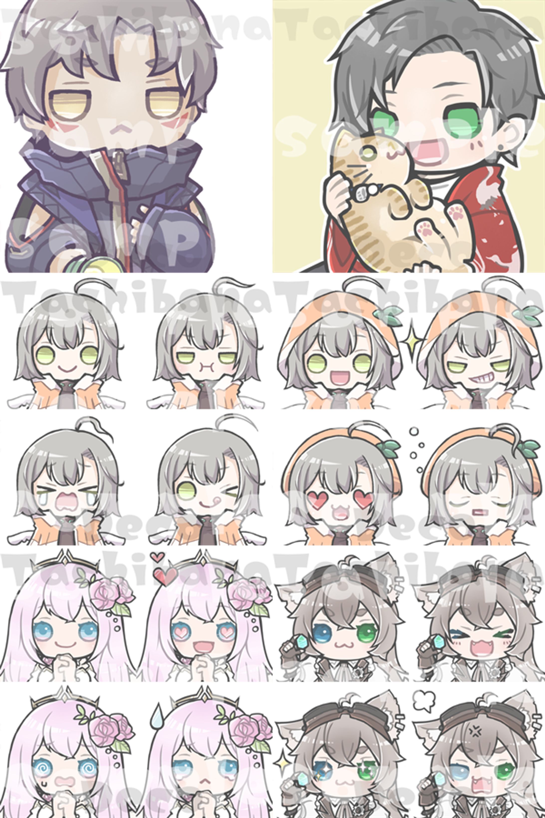 デフォルメキャラクターイラスト-1