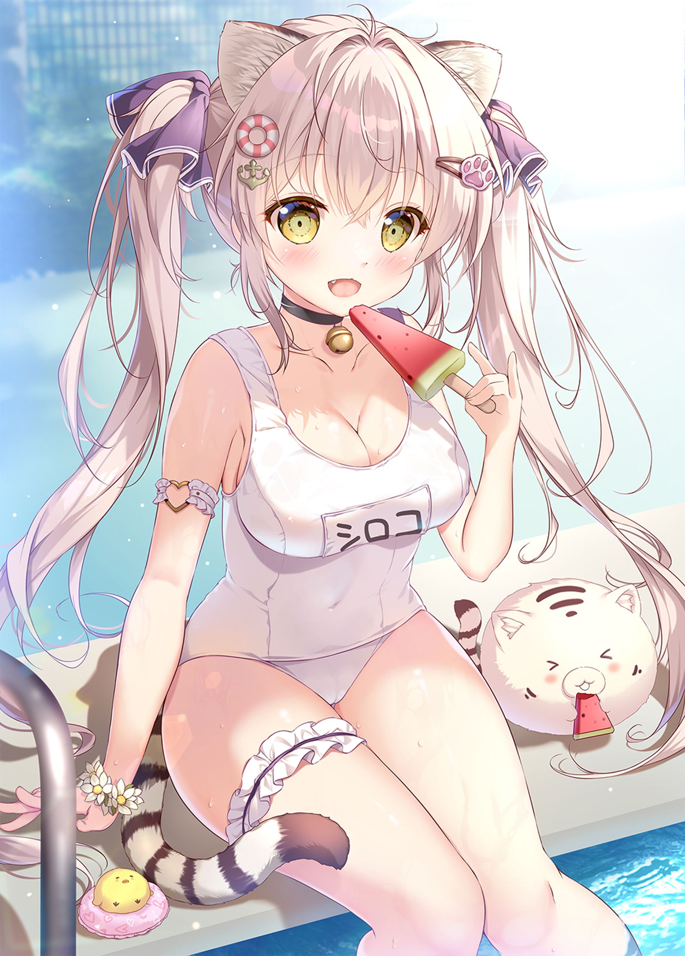 DMMスクラッチ！みけおう「夏の看板娘ちゃん」-1