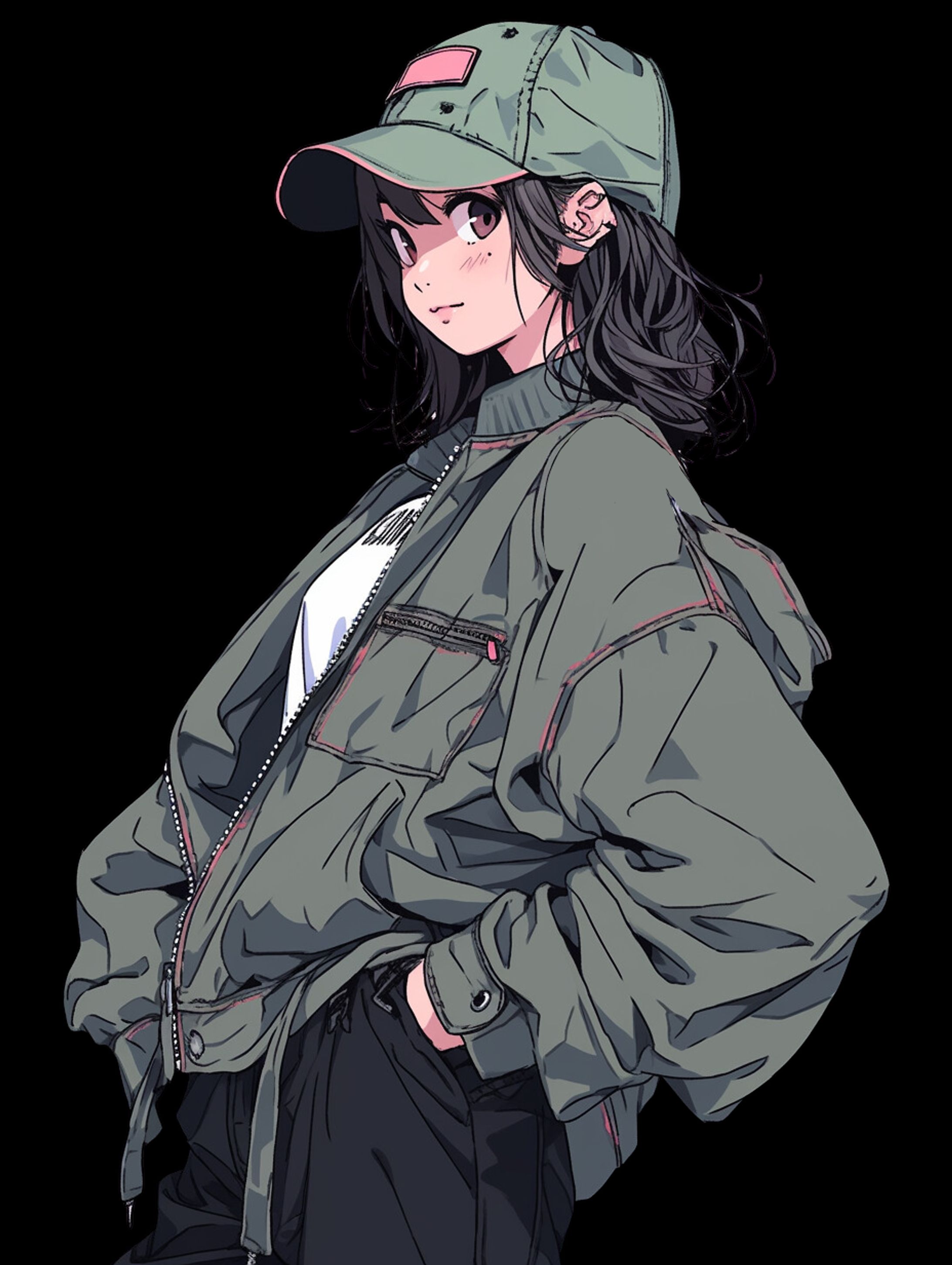 フライトジャケット女性-1