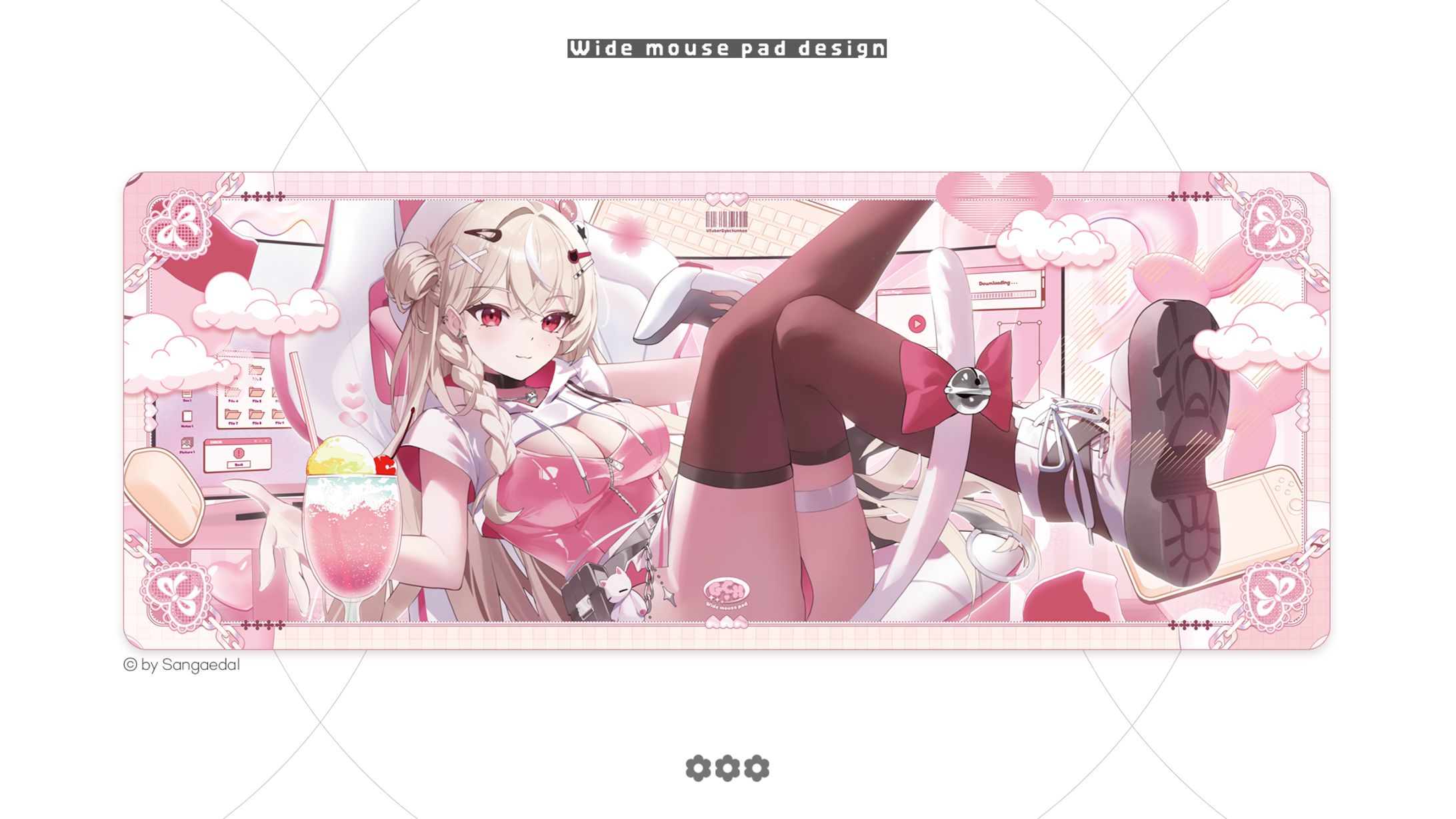 gyechune / Wide mouse pad design-1