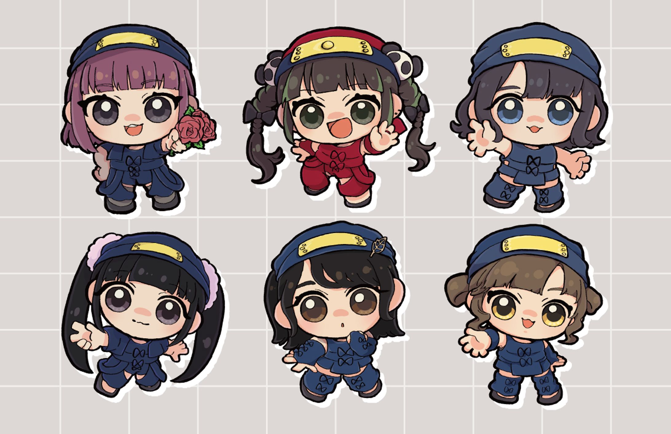 企業様 / ミニキャライラスト-1