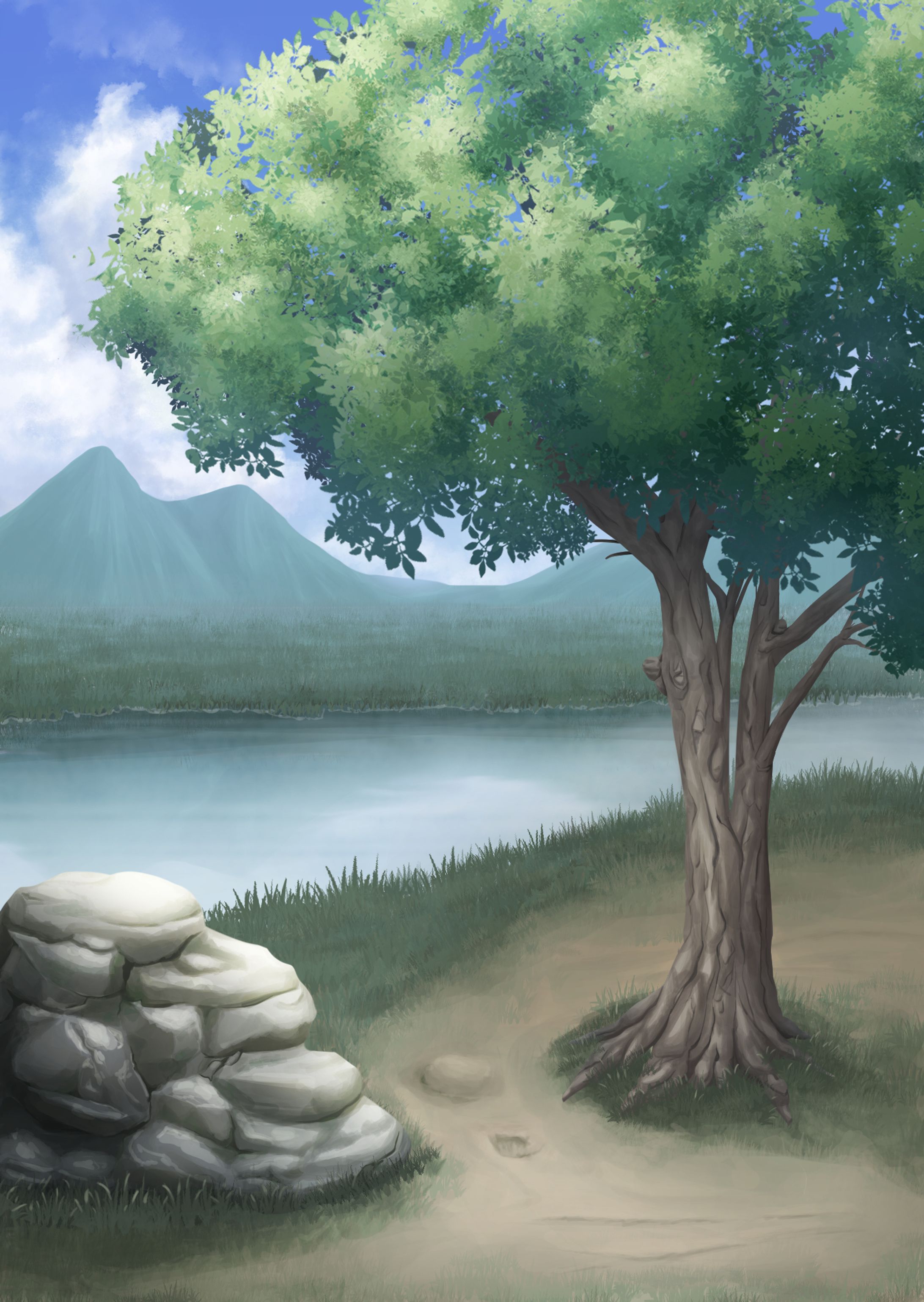 自然物背景（時間差分）-1
