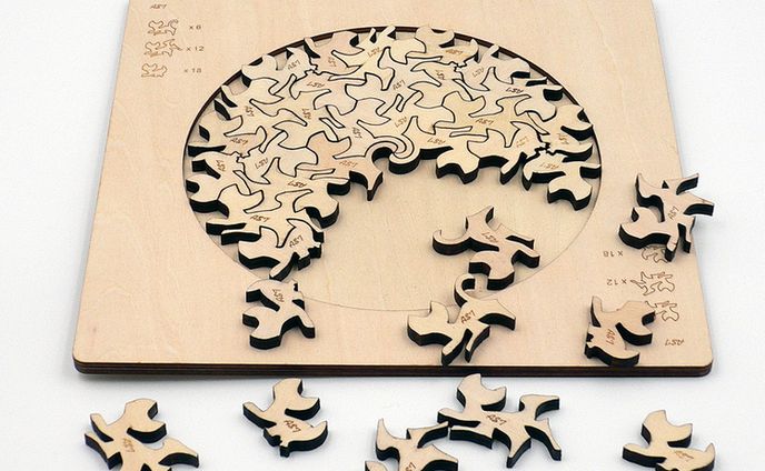 Cat-shaped tile puzzle (3)