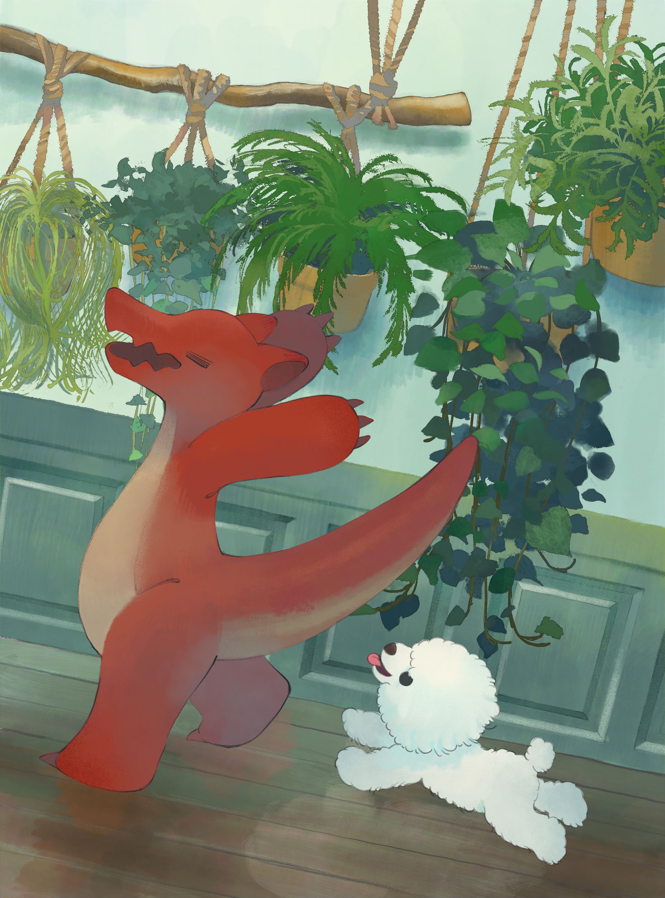 犬から逃げる-1