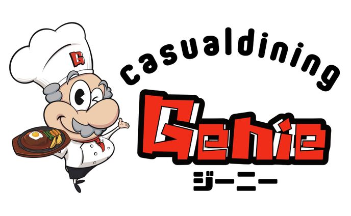 洋食店イメージキャラクター、店名ロゴ