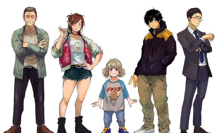 『プラネットガール』キャラ立ち絵