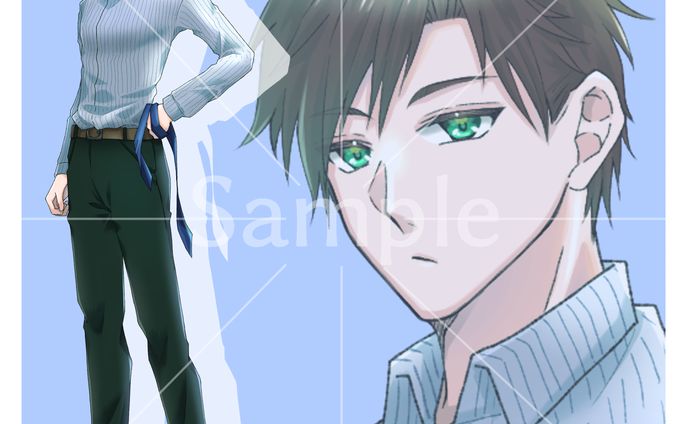立ち絵　男性1　サンプル