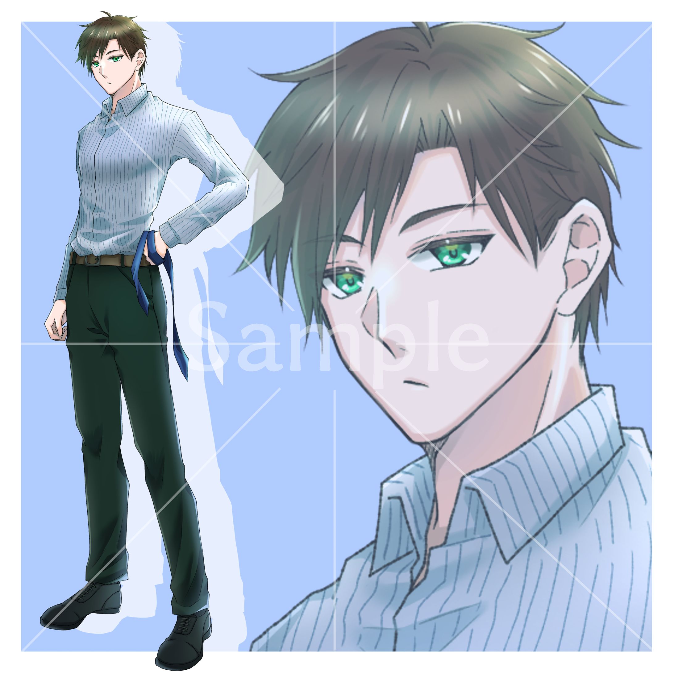 立ち絵　男性1　サンプル-1