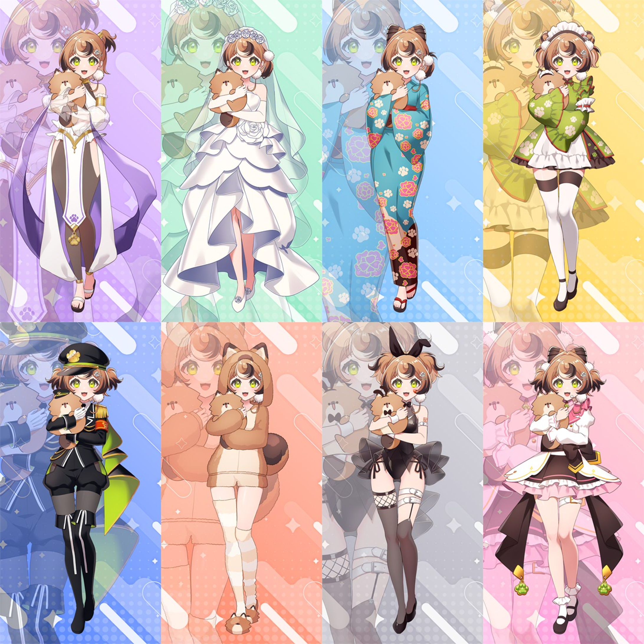 【全身イラスト】新衣装まとめ-1