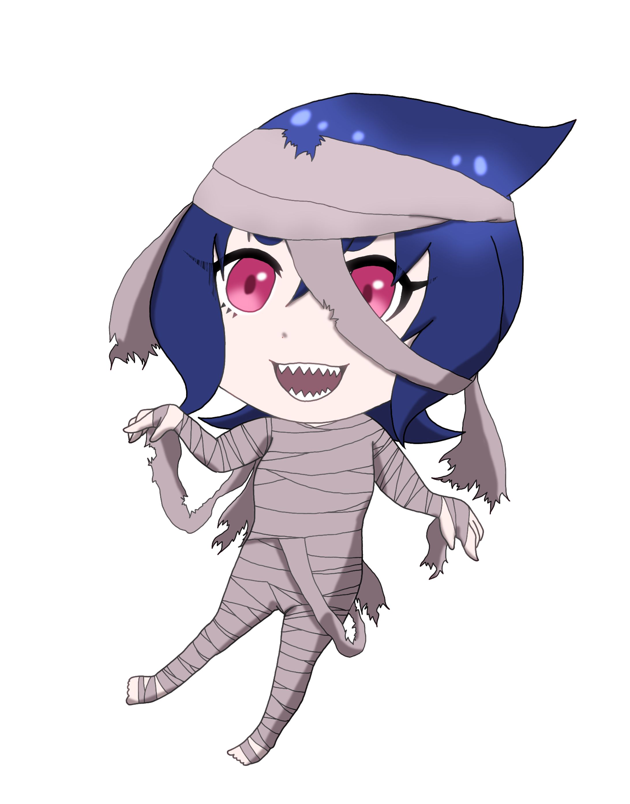 マミーメグ/ハロウィンサムネ用イラスト-1