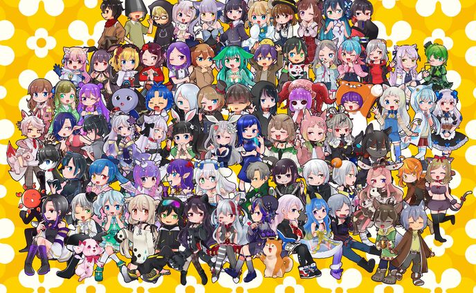 企画で描いたもの(全280人)