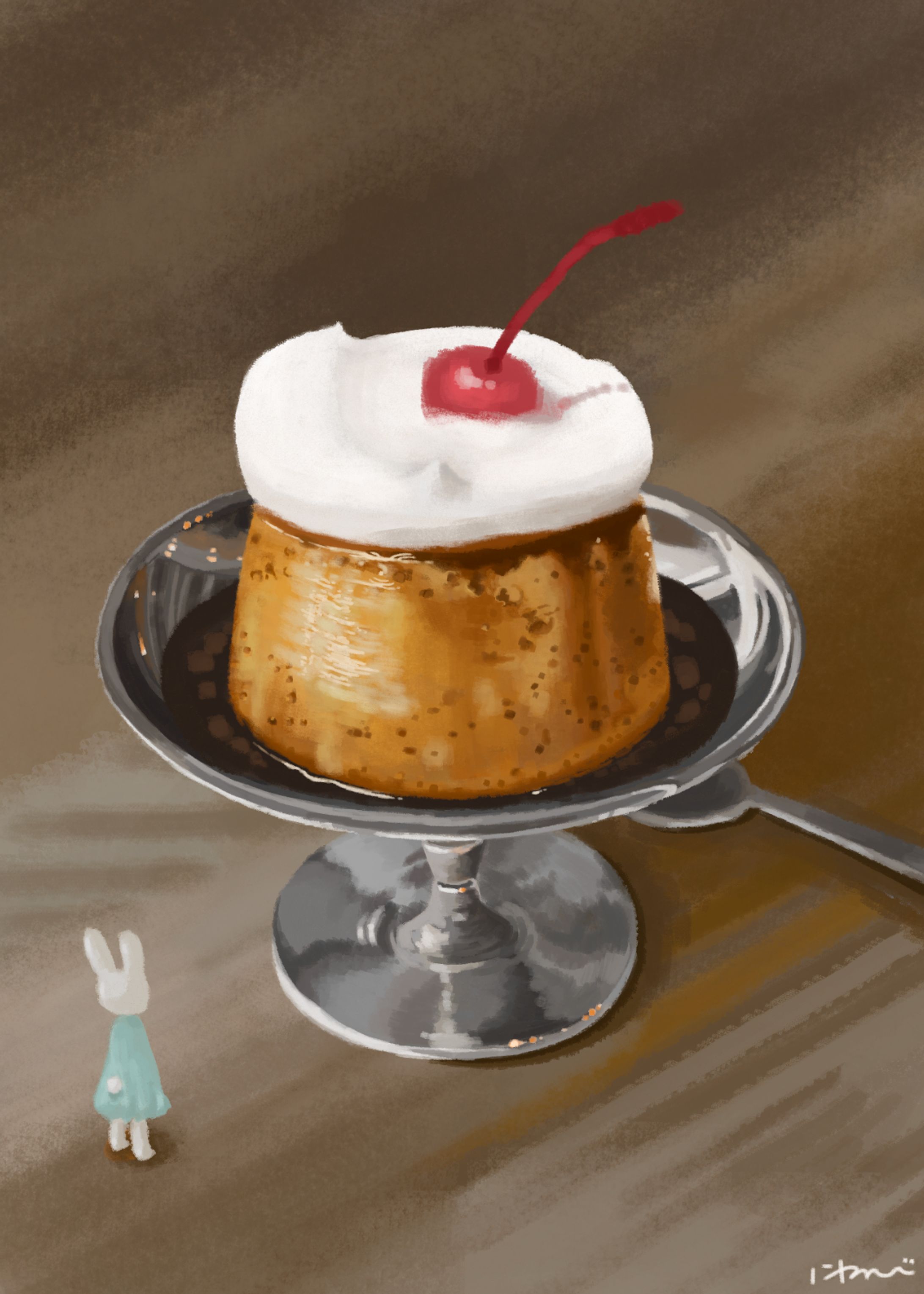 喫茶店のプリン-1