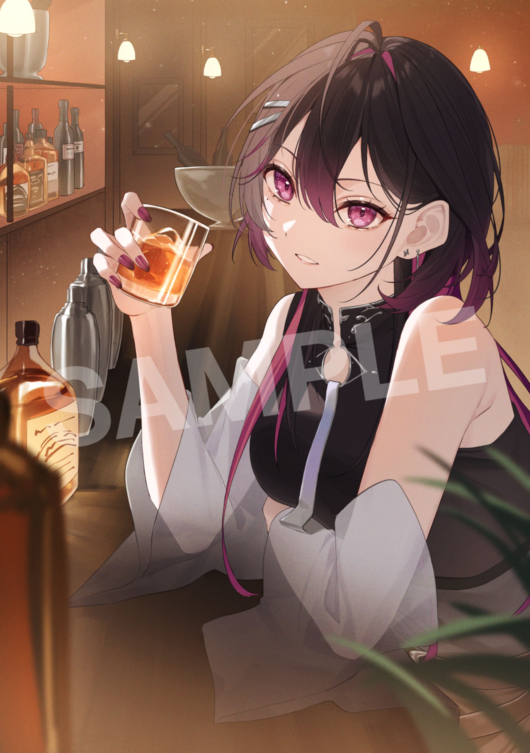 【お仕事】虎蝶奏様 活動半年記念イラスト-1