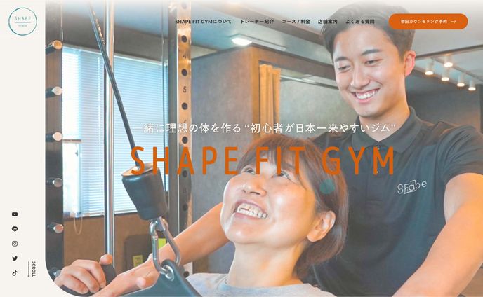 website - SHAPE FIT GYM