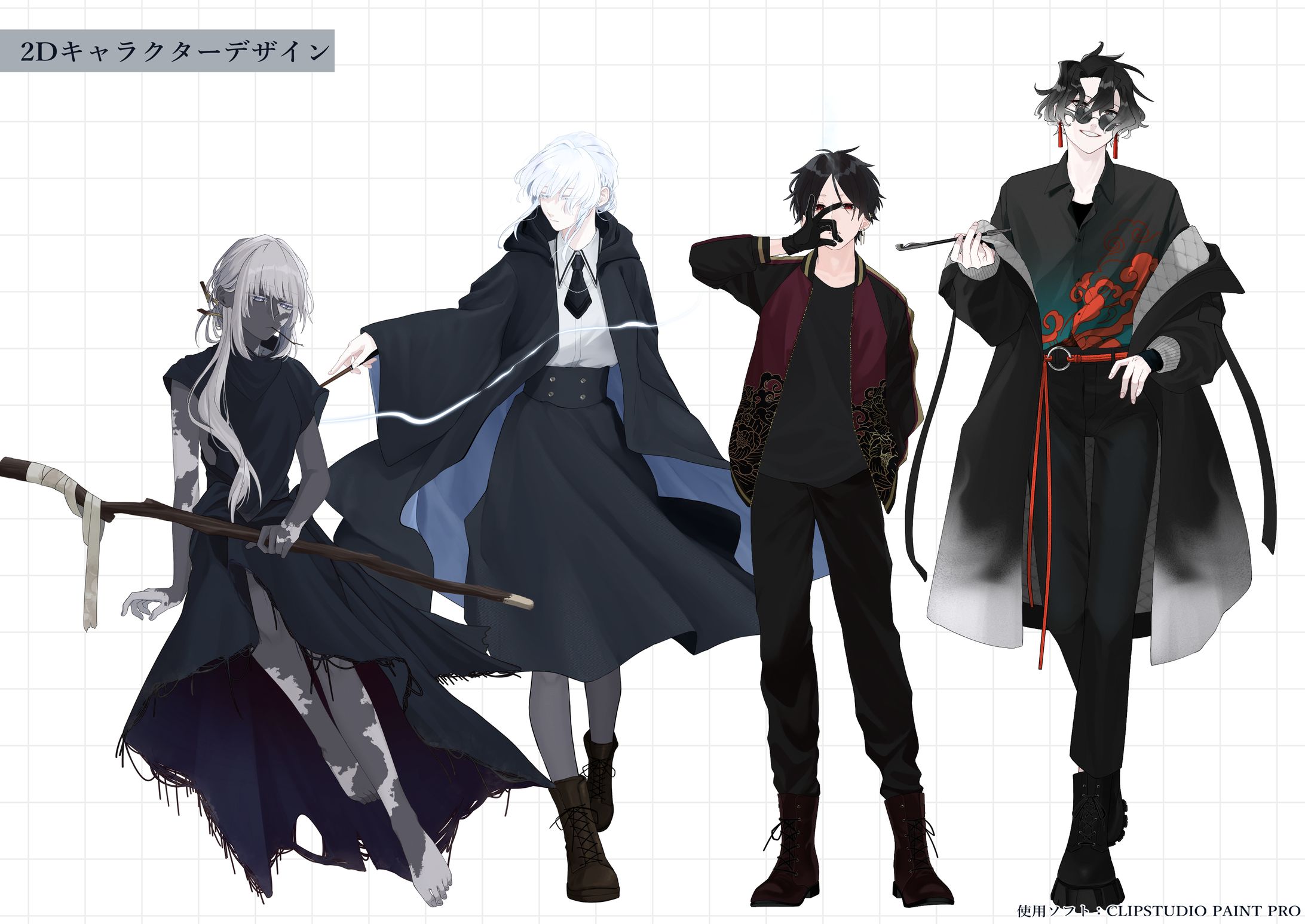 キャラクターデザイン/製作過程-1