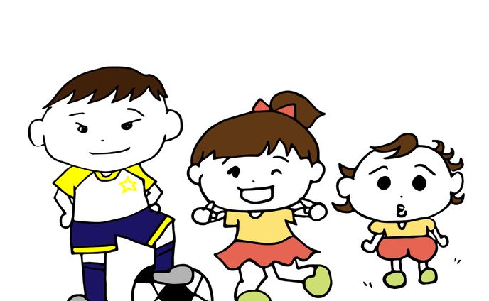 ３兄妹イラスト