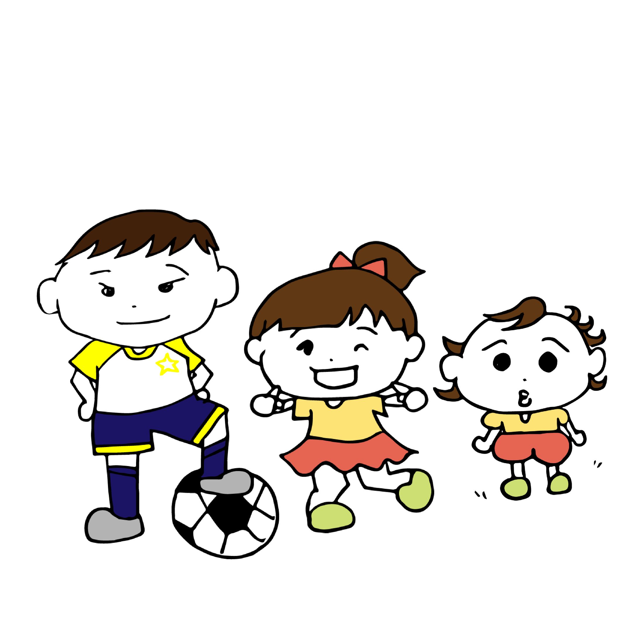 ３兄妹イラスト-1