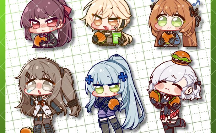 [소녀전선 2: 망명 × 프랭크 버거] 콜라보 SD