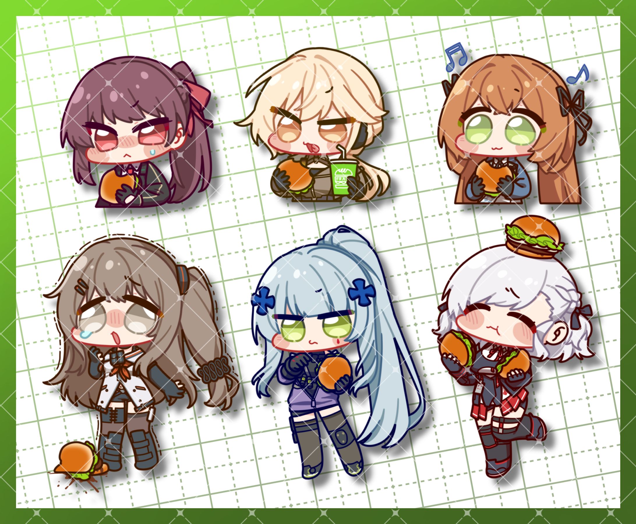 [소녀전선 2: 망명 × 프랭크 버거] 콜라보 SD-1