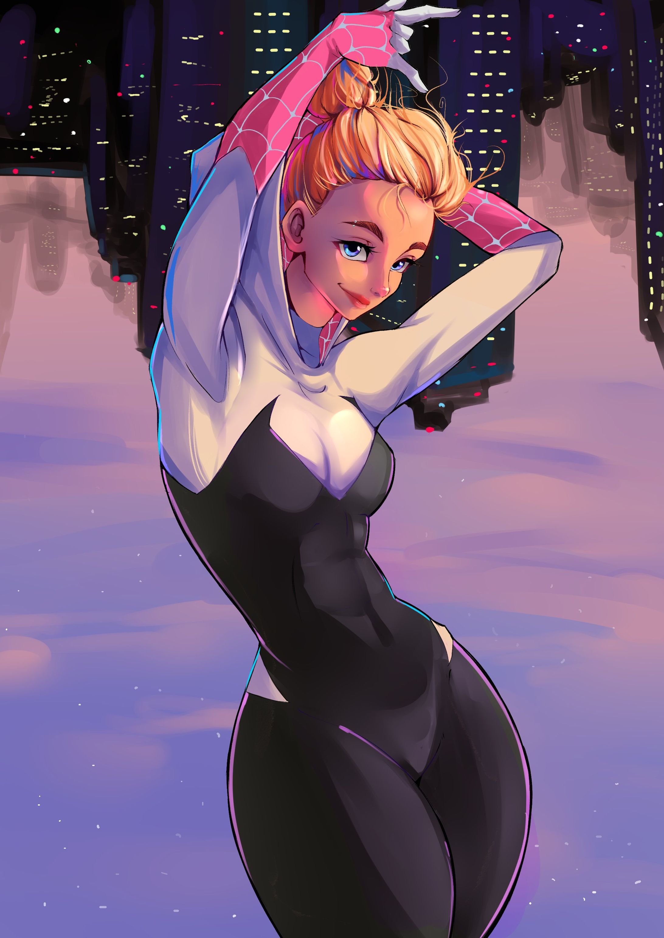 spider gwen fanart -1