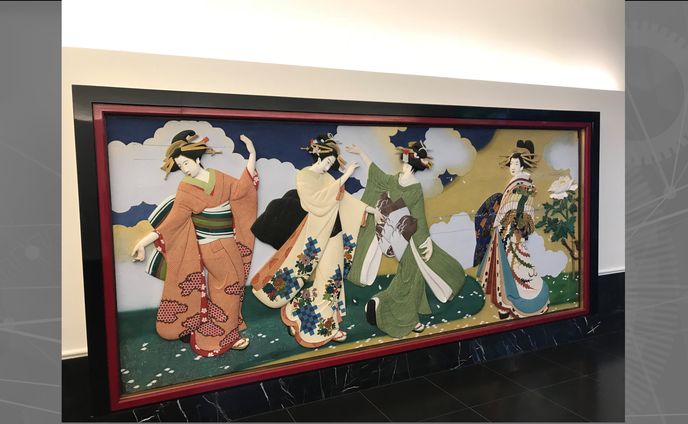 立体壁画
