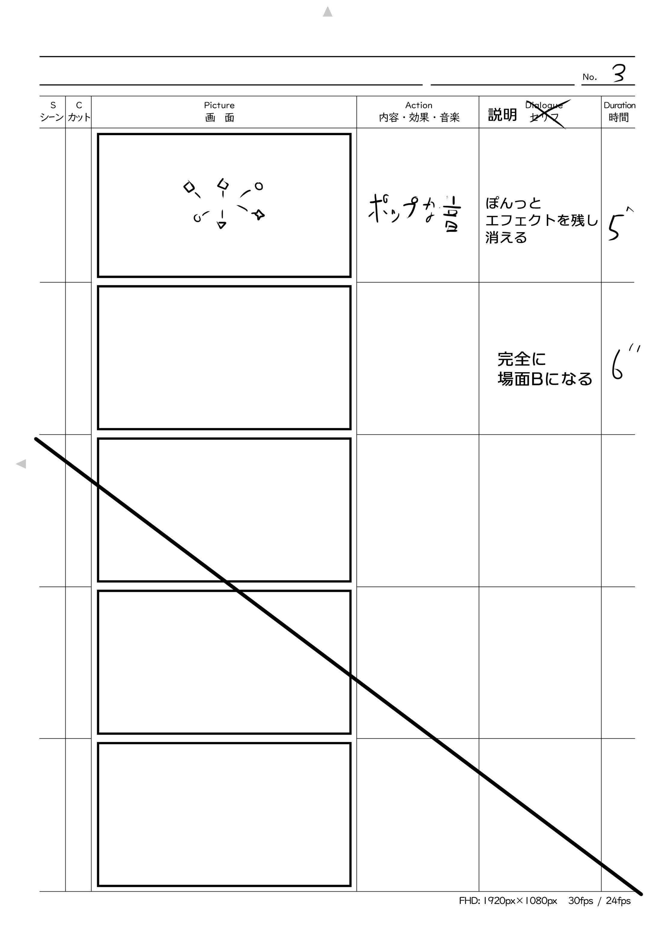 ▲絵コンテ_3ページ目