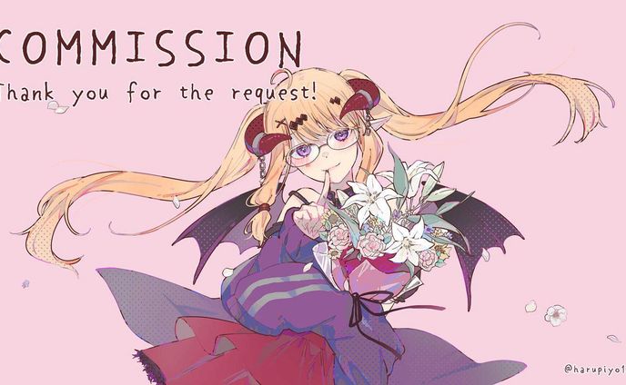 納品しました💐🤍😈↝
「さようなら、花泥棒さん」
カバー曲用サムネイルの
リクエストありがとうございました！

#Skeb #コミッション #commission #commissionpainting  #commissionart  #commissionwork #commissionartist

 #雨宮ルア #envtuber 
 #さようなら、花泥棒さん
 #サムネイル 
 
#イラスト #イラストレーション  #イラスト依頼  #イラストグラム  #イラストレーター  #illust #illustration #illustagram  #絵 #일러스트 #イラストグラム #插图 #art  #artwork