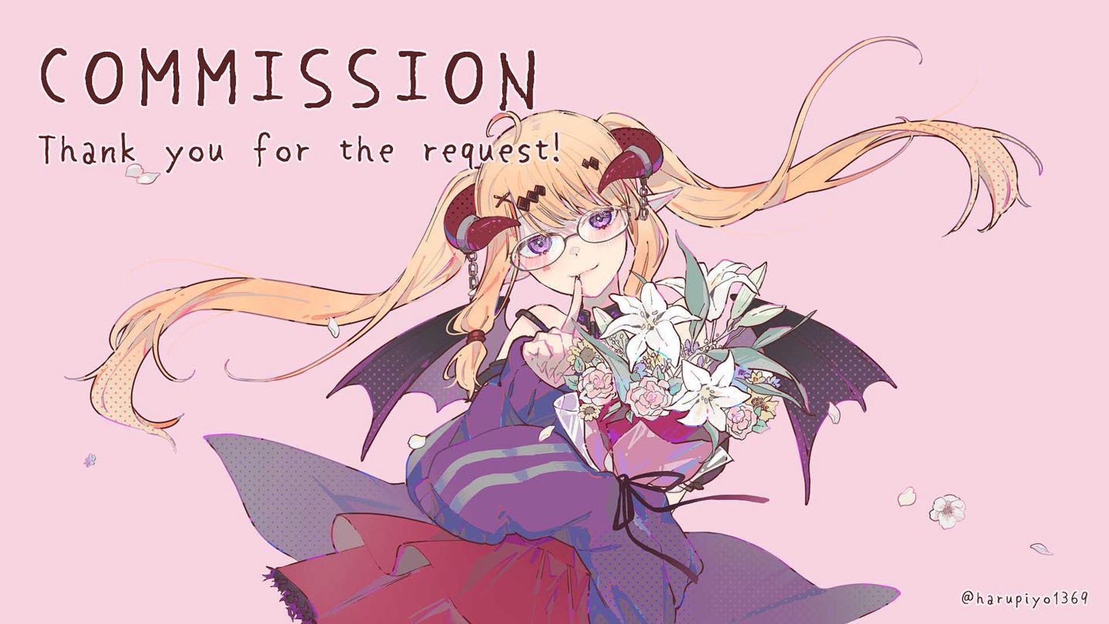 納品しました💐🤍😈↝
「さようなら、花泥棒さん」
カバー曲用サムネイルの
リクエストありがとうございました！

#Skeb #コミッション #commission #commissionpainting  #commissionart  #commissionwork #commissionartist

 #雨宮ルア #envtuber 
 #さようなら、花泥棒さん
 #サムネイル 
 
#イラスト #イラストレーション  #イラスト依頼  #イラストグラム  #イラストレーター  #illust #illustration #illustagram  #絵 #일러스트 #イラストグラム #插图 #art  #artwork-1