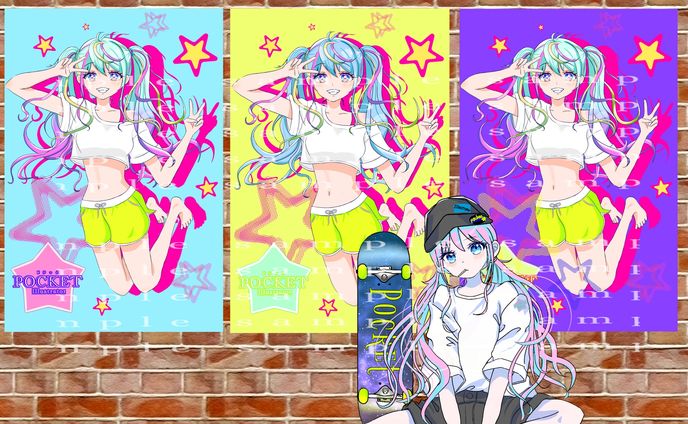 illustration、ちびキャラ