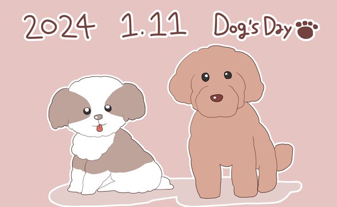 ドット絵、dog