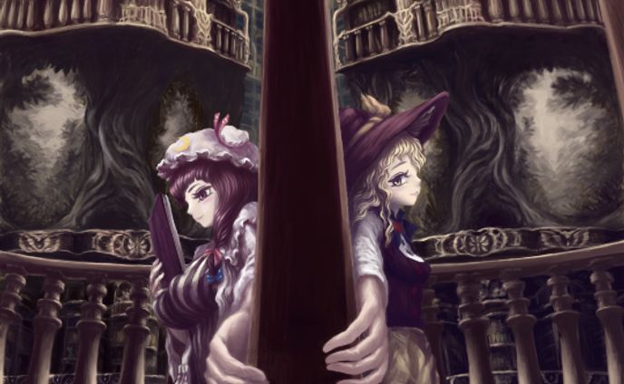 東方二次創作パチュマリ