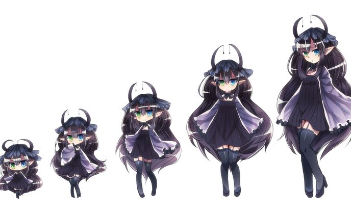 等身比較用イラスト