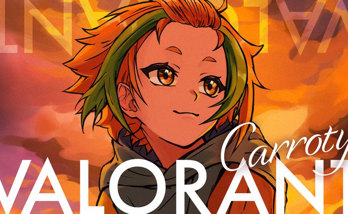 きゃろってぃー ゲーム配信 サムネイルデザイン